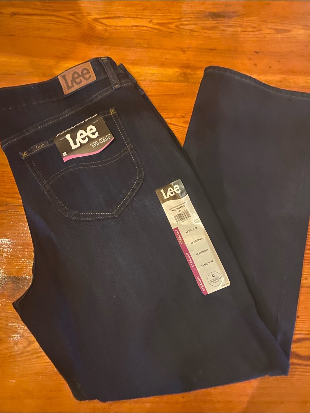 Lee Straight Leg Women's Jeans in Navy
